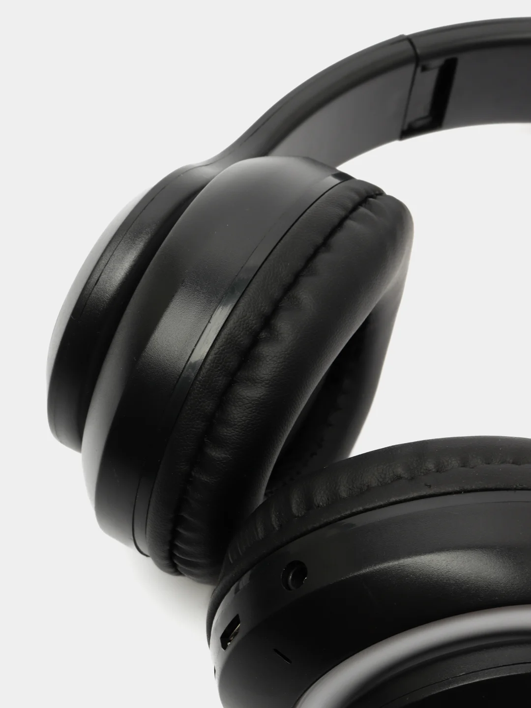 Черный наушники беспроводные Bluetooth, с кошачьими светящимися ушками