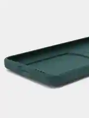 Тёмно-зелёный чехол для Samsung Galaxy S21 FE, S21FE (Самсунг Галакси С21 ФЕ, С21ФЕ), силиконовый