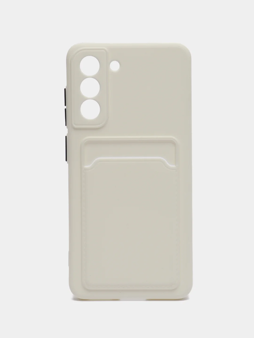 Белый чехол для Samsung Galaxy S21 FE, S21FE (Самсунг Галакси С21 ФЕ, С21ФЕ), силиконовый