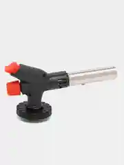Горелка газ, с пьезорозжигом, цанговый захват, широкое cопло, 15, 3 х 5 х 8, 5 см