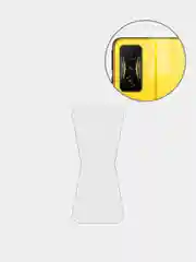 Прозрачный защитное стекло на камеру BROSCORP для телефона Xiaomi Poco F4 GT прозрачное, закаленное
