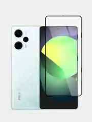 Прозрачный 1-2 шт стекло для Xiaomi Poco F5/Redmi Note 12 Turbo защитное BROSCORP,олеофобное покрытие