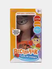 Красный игрушка для битья "Антистресс Весельчак" со звуками, полиэстер, 2xААА, 21 x 14 см, 3 цвета