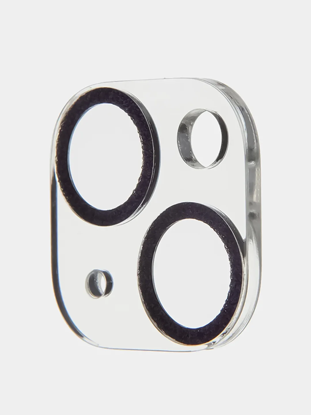 Черный защитное стекло на камеру Broscorp для Apple iPhone 14, 14 Plus с блестящей рамкой