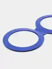 Индиго зеркало карманное двойное для макияжа складное