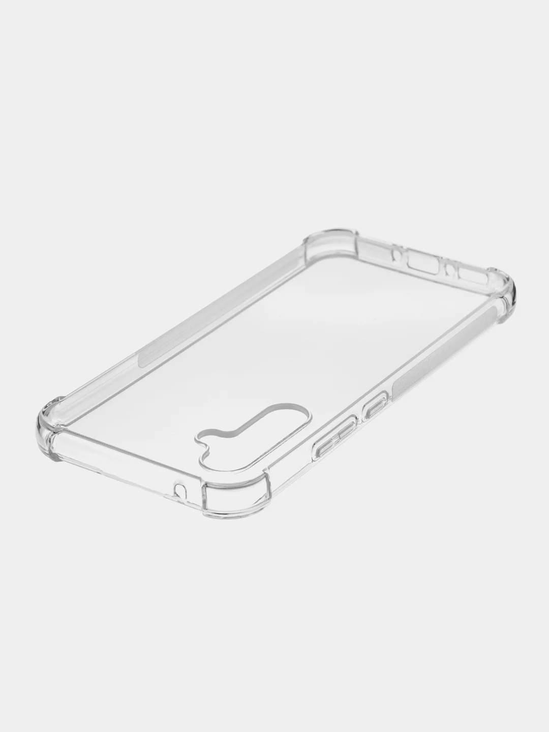 Прозрачный противоударный чехол для Samsung Galaxy A34 силиконовый ROSCO прозрачный, усиленные углы