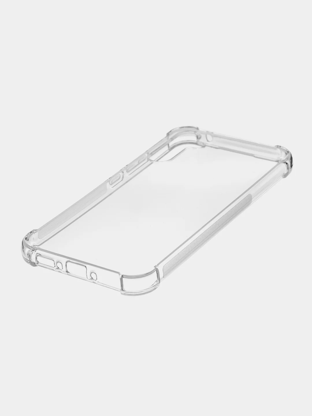 Прозрачный противоударный чехол для Samsung Galaxy A34 силиконовый ROSCO прозрачный, усиленные углы