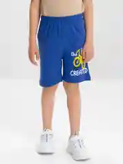 Синий шорты детские, для мальчика, 4-8 лет