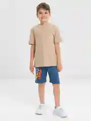 Темно-синий шорты детские, для мальчика, 4-8 лет