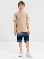 Синий меланж шорты для мальчика. Bonito kids