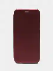 Багровый чехол-книжка для Tecno Spark 10 / 10C (Техно Спарк 10 / 10С)