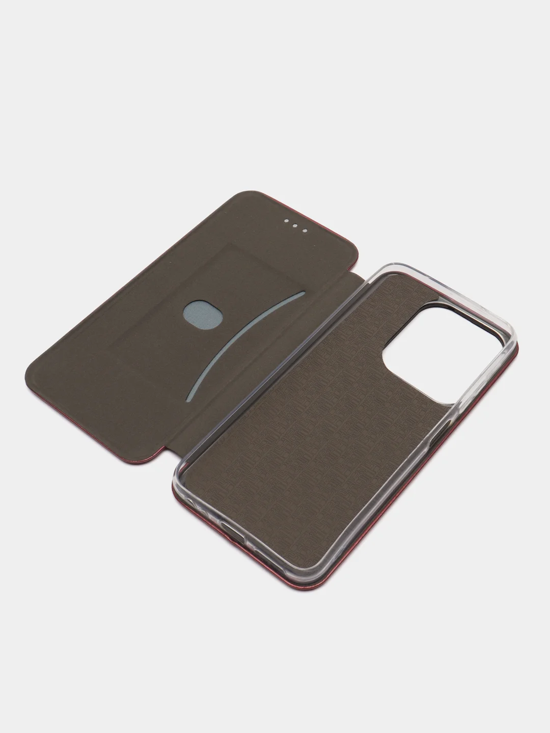 Багровый чехол-книжка для Tecno Spark 10 / 10C (Техно Спарк 10 / 10С)