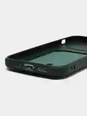 Тёмно-зелёный защитный чехол для iPhone 12 (Айфон 12)