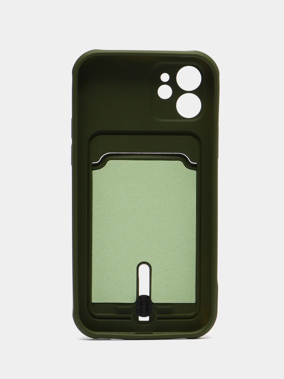 Зелёный хаки защитный чехол для iPhone 12 (Айфон 12)