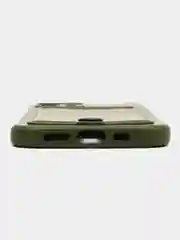Зелёный хаки защитный чехол для iPhone 12 (Айфон 12)