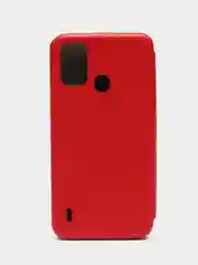 Красный чехол-книжка Itel A48 / Ител А48