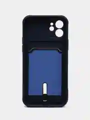 Темно-синий защитный чехол для iPhone 12 (Айфон 12)