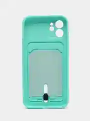 Мятный защитный чехол для iPhone 12 (Айфон 12)