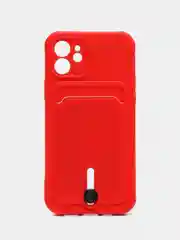 Вишнёвый защитный чехол для iPhone 12 (Айфон 12)