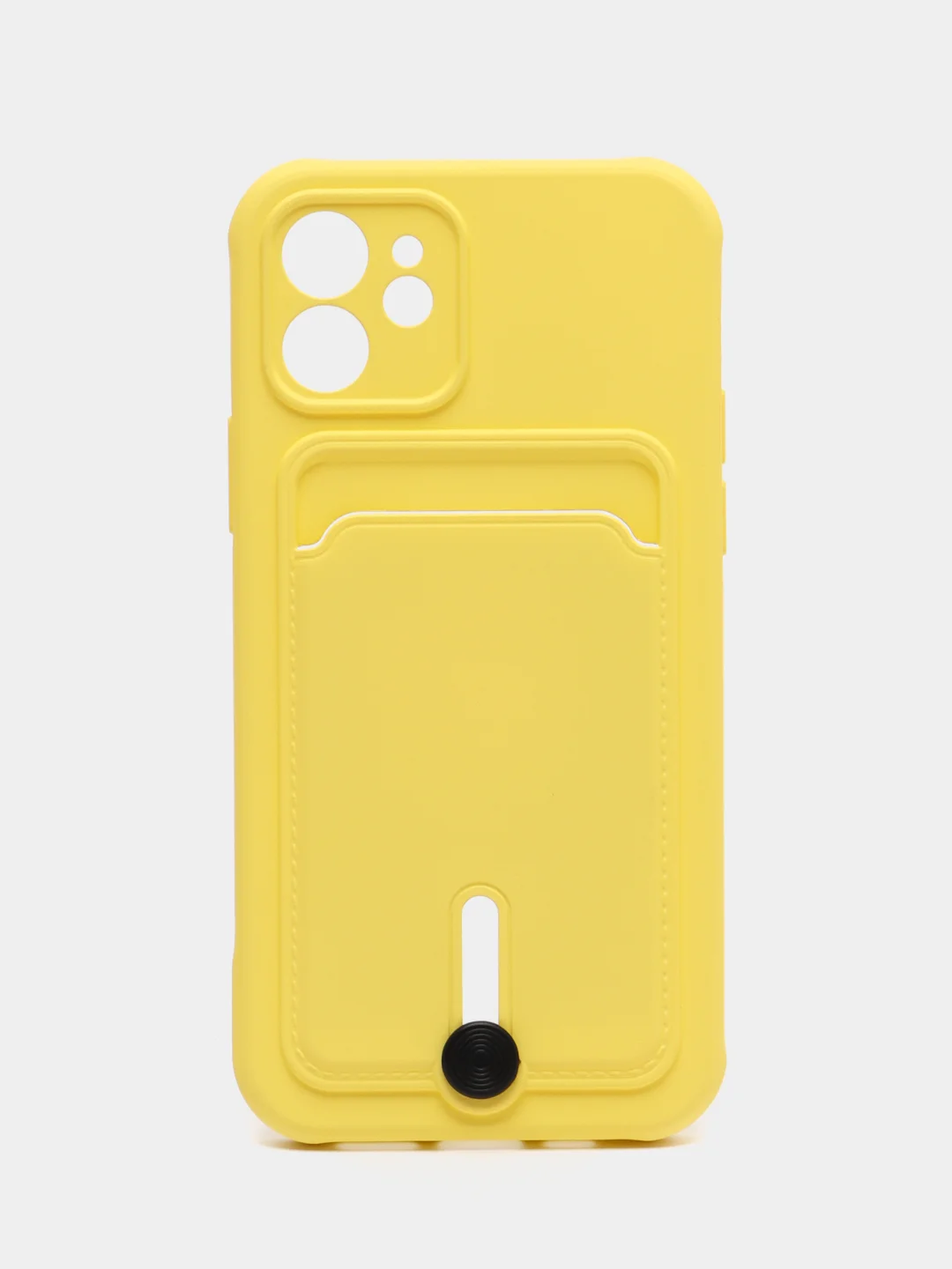 Желтый защитный чехол для iPhone 12 (Айфон 12)
