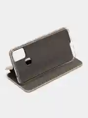 Золотой чехол-книжка для Samsung Galaxy M 31, экокожа (Самсунг М 31)