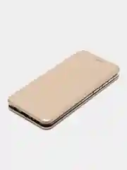 Золотой чехол-книжка для Samsung Galaxy M 31, экокожа (Самсунг М 31)