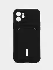 Черный защитный чехол для iPhone 12 (Айфон 12)