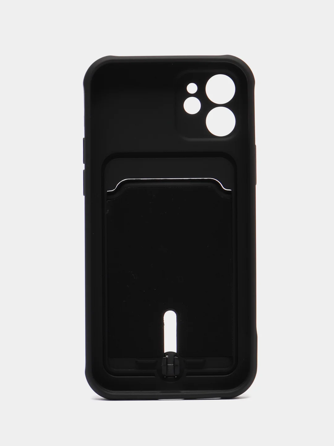 Черный защитный чехол для iPhone 12 (Айфон 12)