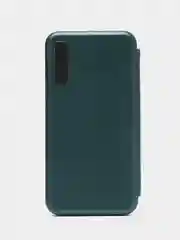 Бордовый чехол-книжка для Samsung Galaxy A 7 (2018), A7(2018), экокожа (Самсунг А7(2018), А7 2018