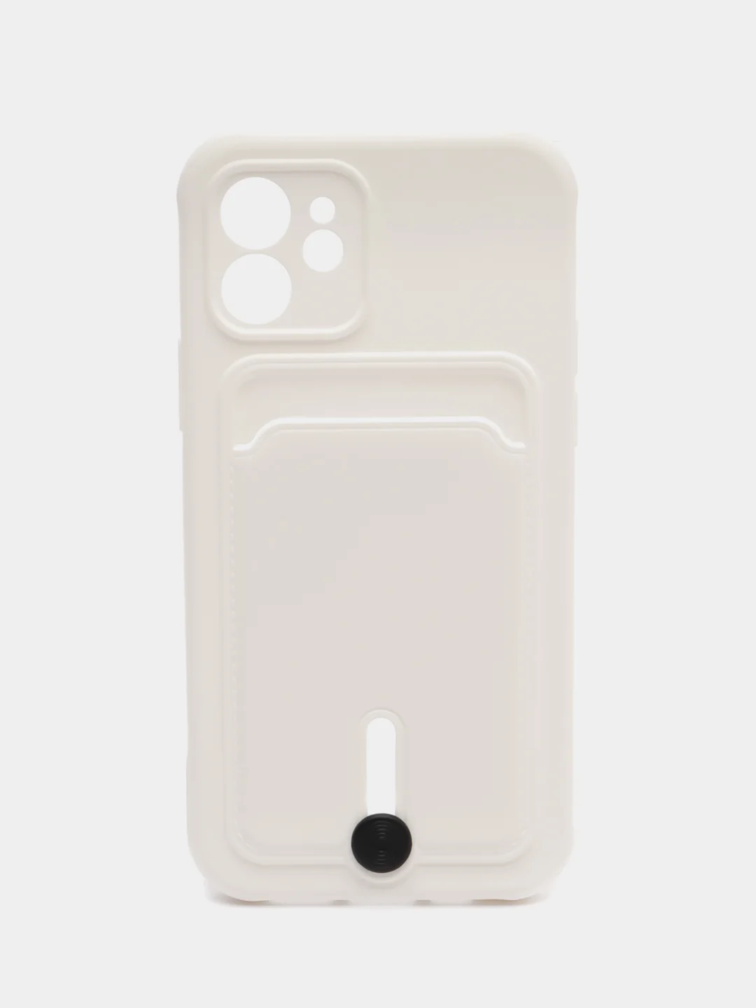 Белый защитный чехол для iPhone 12 (Айфон 12)