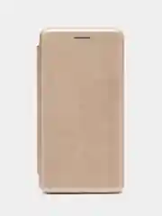 Золотой чехол-книжка для Xiaomi Redmi 4 A / 4A / Сяоми Редми 4 А / 4А, экокожа