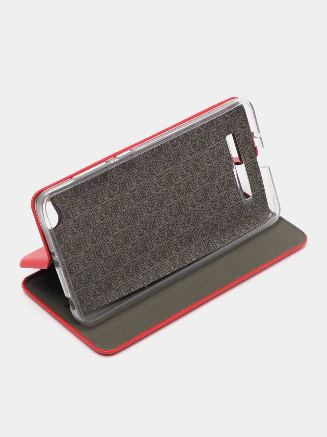 Красный чехол-книжка для Xiaomi Redmi 4 A / 4A / Сяоми Редми 4 А / 4А, экокожа