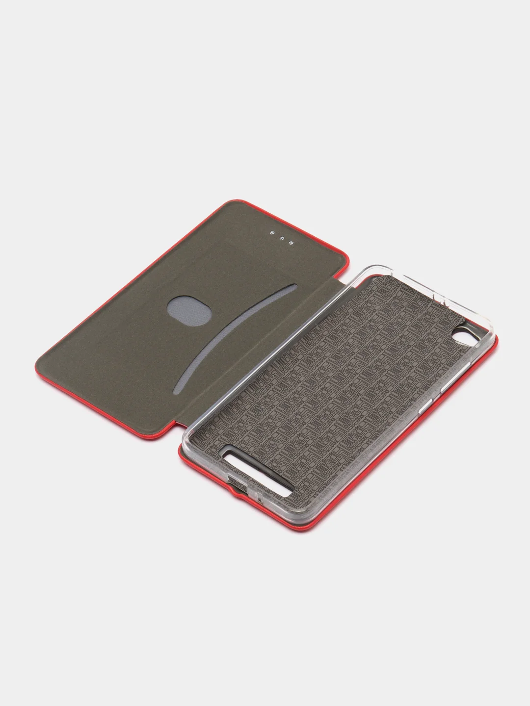 Красный чехол-книжка для Xiaomi Redmi 4 A / 4A / Сяоми Редми 4 А / 4А, экокожа