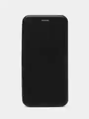 Черный чехол-книжка для Xiaomi Redmi 8a / Xiaomi Redmi 8 A / 8A / Сяоми редми 8 А / 8А, экокожа