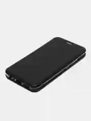 Черный чехол-книжка для Xiaomi Redmi 8a / Xiaomi Redmi 8 A / 8A / Сяоми редми 8 А / 8А, экокожа