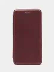Бордовый чехол-книжка для Xiaomi Redmi 4 A / 4A / Сяоми Редми 4 А / 4А, экокожа
