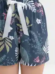Индиго шорты женские домашние, короткие шорты на резинке летние, 5 цветов
