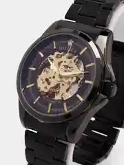 Угольный наручные часы, мужские, механические, с автоподзаводом