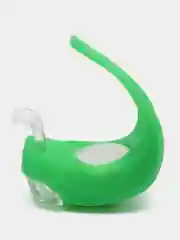 Фонарь силиконовый вело (2 зеленых диода, зеленый корпус)