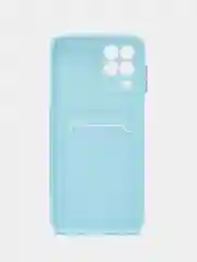 Голубой силиконовый чехол для Samsung Galaxy M33 5G (Самсунг Галакси М33 5Ж), матовый