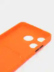 Оранжевый чехол для Tecno Spark 10/Spark 10C (Техно Спарк 10/10С), с карманом для карт
