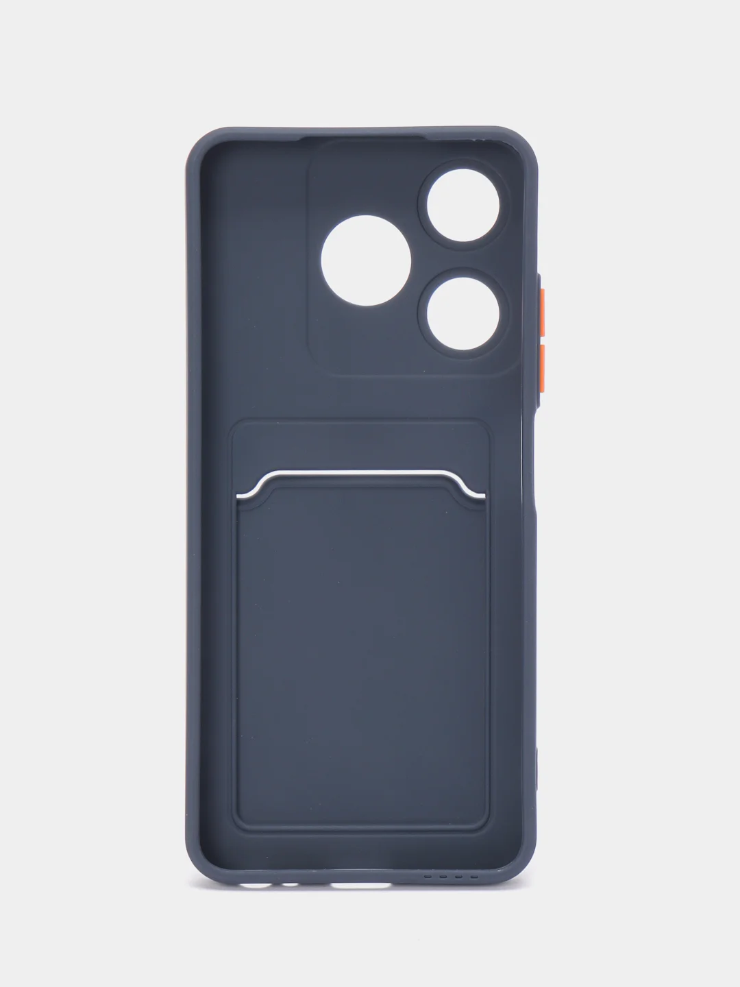 Синий меланж чехол для Tecno Spark 10/Spark 10C (Техно Спарк 10/10С), с карманом для карт