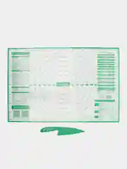 Коврик силиконовый Daswerk, антипригарный, для выпечки и теста, с пластиковым ножом