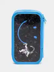 Пенал ЮНЛАНДИЯ, 2 отделения, ламинированный картон, конгрев, 19х11 см, Space smile, 270890