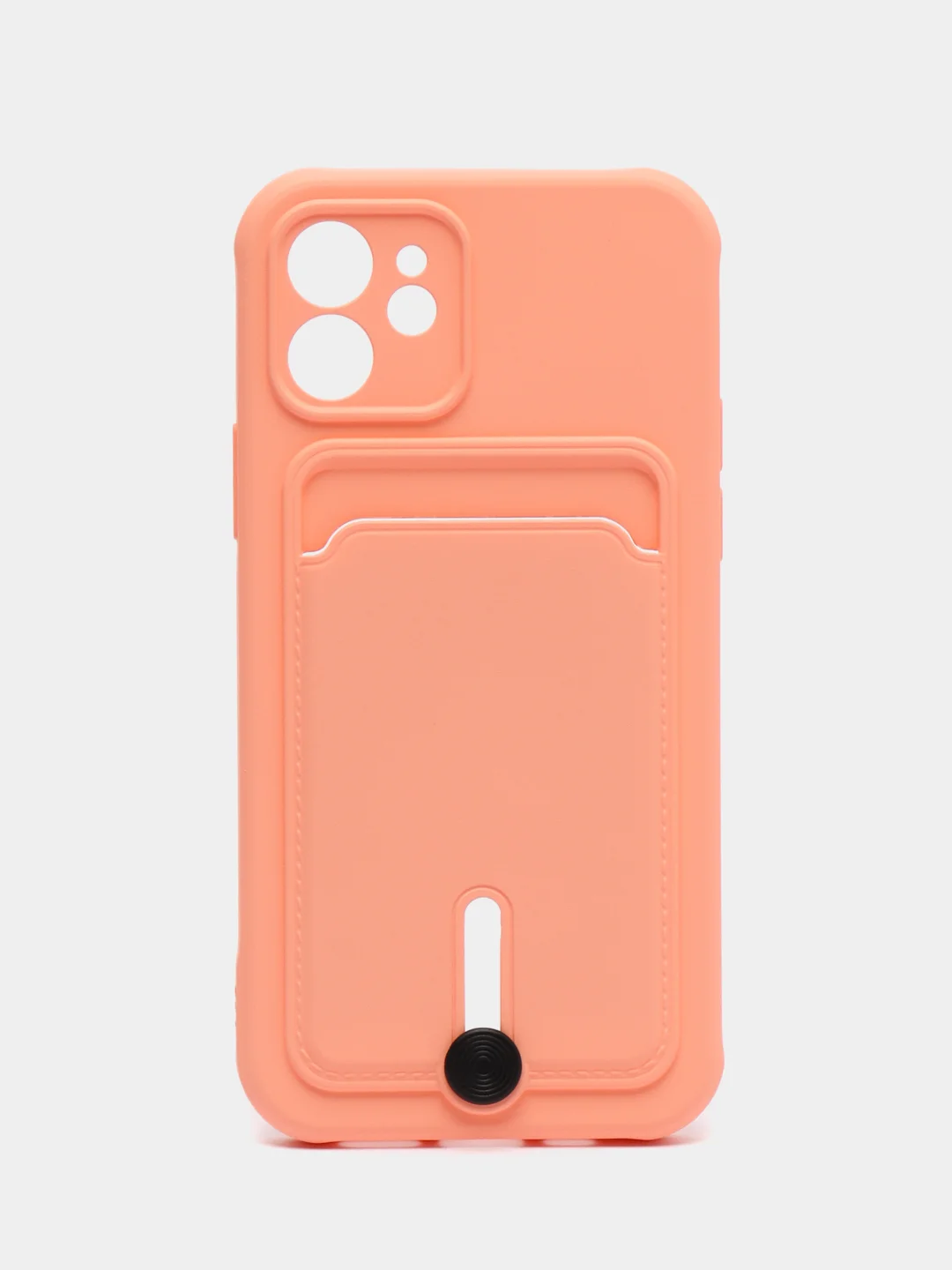 Пастельно-коралловый защитный чехол для iPhone 12 (Айфон 12)
