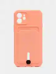 Пастельно-коралловый защитный чехол для iPhone 12 (Айфон 12)