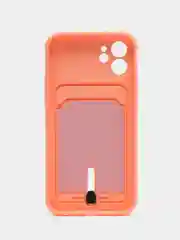 Пастельно-коралловый защитный чехол для iPhone 12 (Айфон 12)
