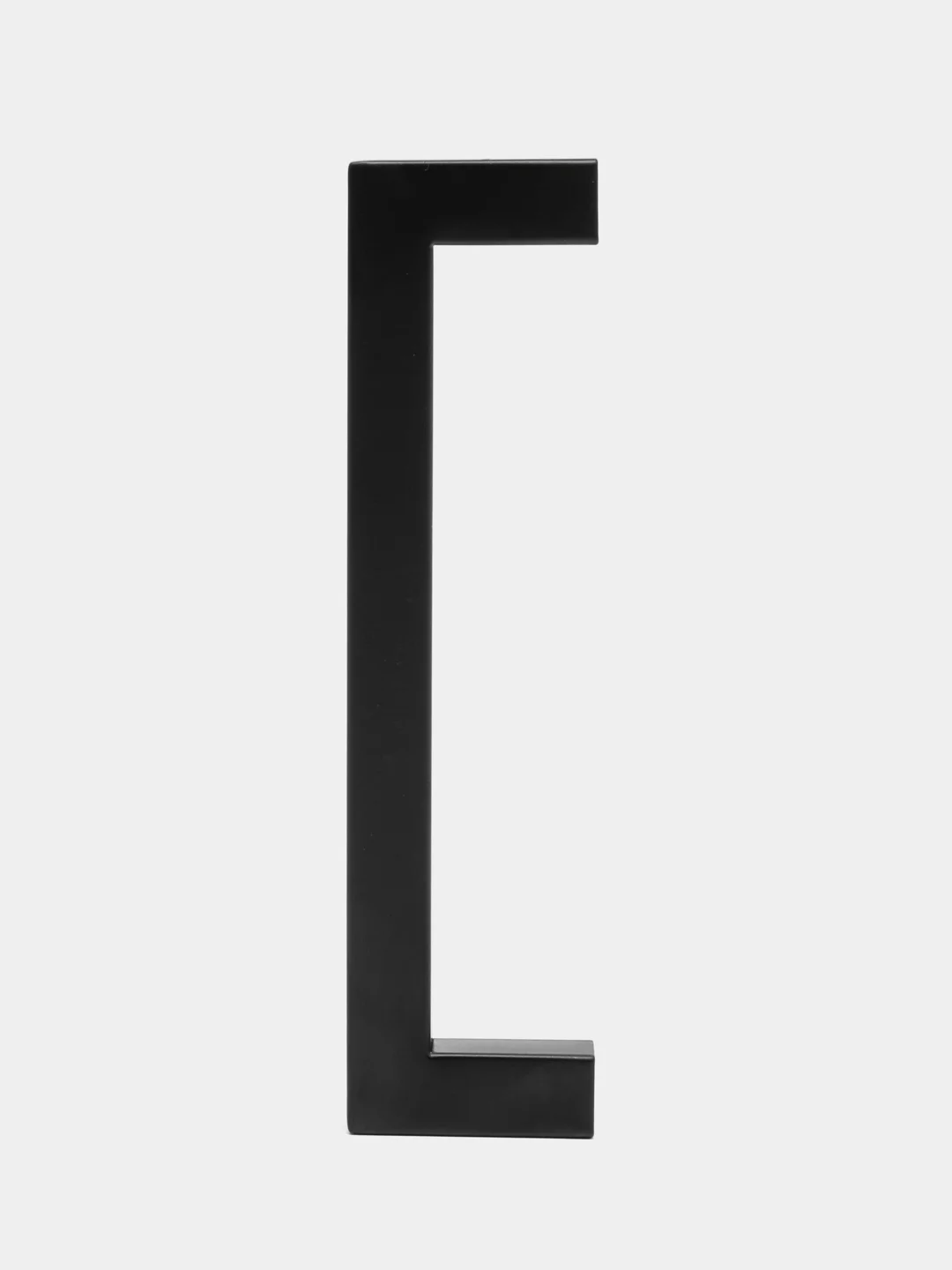 Ручка скоба SQUARE CAPPIO, нержавеющая сталь, м/о 128 мм, цвет черный