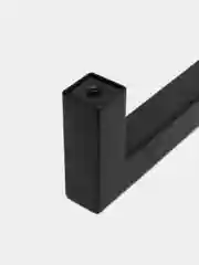 Ручка скоба SQUARE CAPPIO, нержавеющая сталь, м/о 128 мм, цвет черный