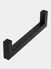 Ручка скоба SQUARE CAPPIO, нержавеющая сталь, м/о 128 мм, цвет черный